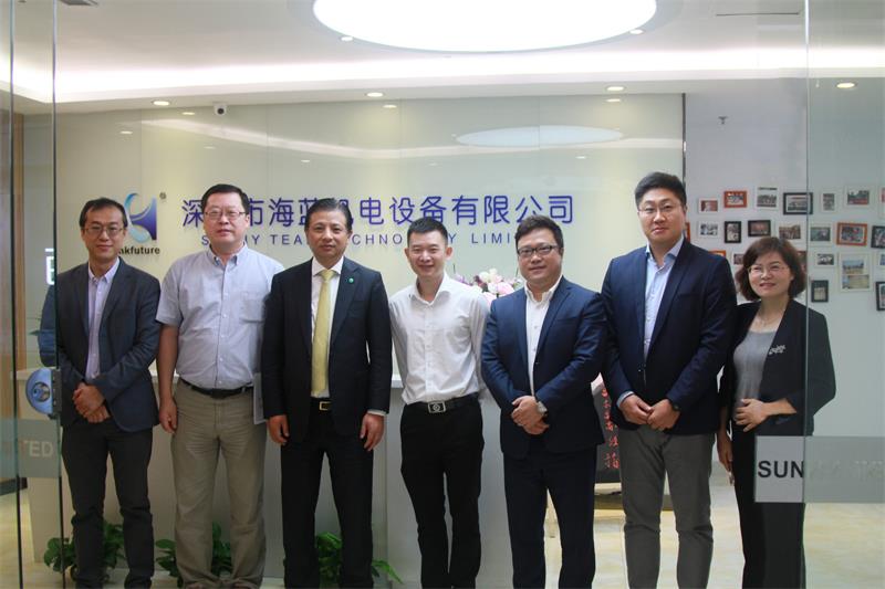 熱烈歡迎三菱電機(jī)自動(dòng)化蒞臨海藍(lán)機(jī)電參觀(guān)指導(dǎo)工作！