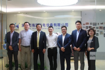熱烈歡迎三菱電機(jī)自動(dòng)化蒞臨海藍(lán)機(jī)電參觀指導(dǎo)工作！
