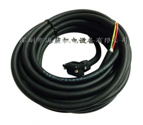 三菱電機(jī)電源線MR-PWS1CBL5M-A1-L，三菱MR-JE，MR-J4,MR-J3系列電機(jī)專用