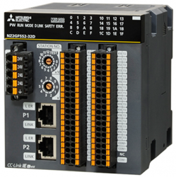 三菱cc-link NZ2GFCF1-32D 32點(diǎn) DC24V（漏型）輸入，遠(yuǎn)程模塊、FCN式